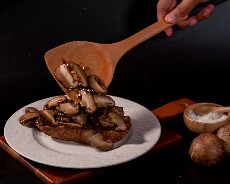 Mushrooms on toast, showing how salt affects flavour by making savoury and umami notes taste deeper and clearer.