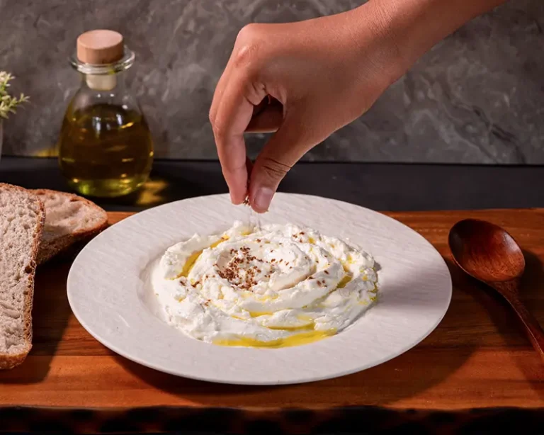 how salt affects mouthfeel as salt dissolves into yoghurt and olive oil