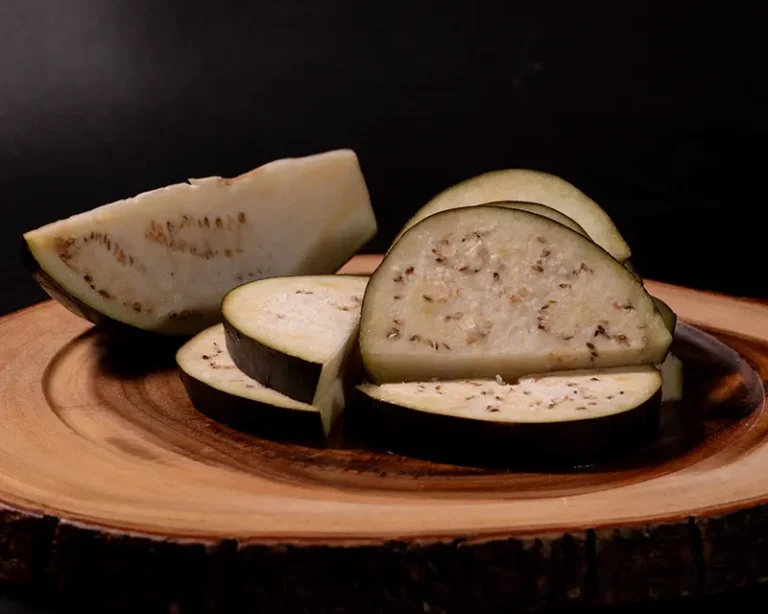 how salt moves through food as salted aubergine releases moisture