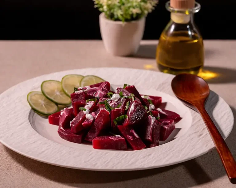 how to salt beetroot beets with yoghurt and herbs