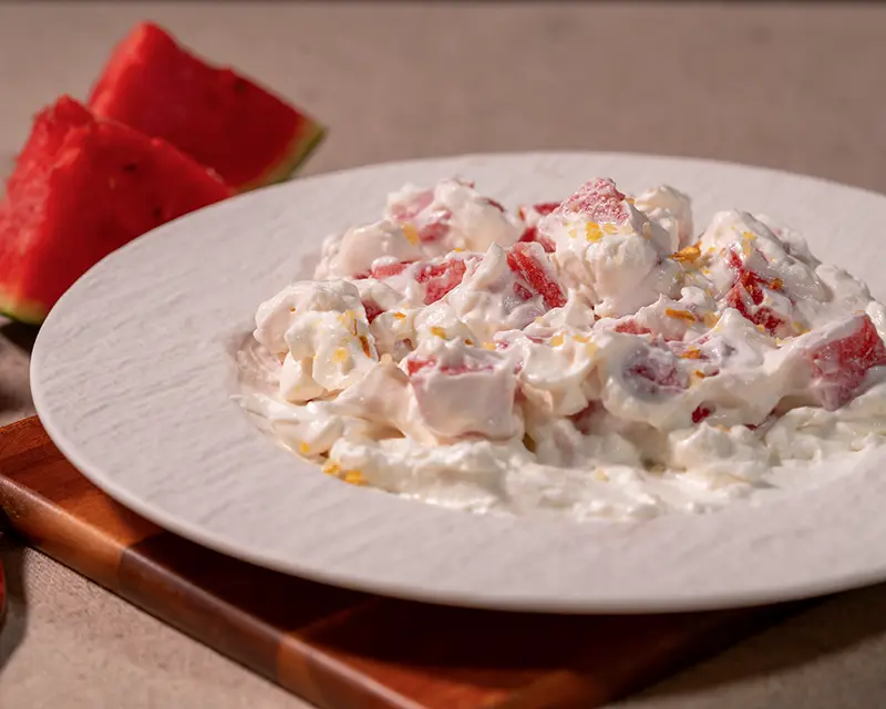 how to salt yogurt with fruit