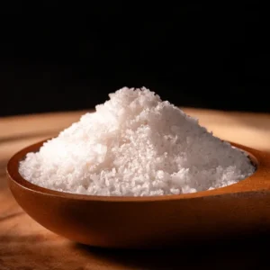 Kojira artisan mineral salt crystals in wooden bowl